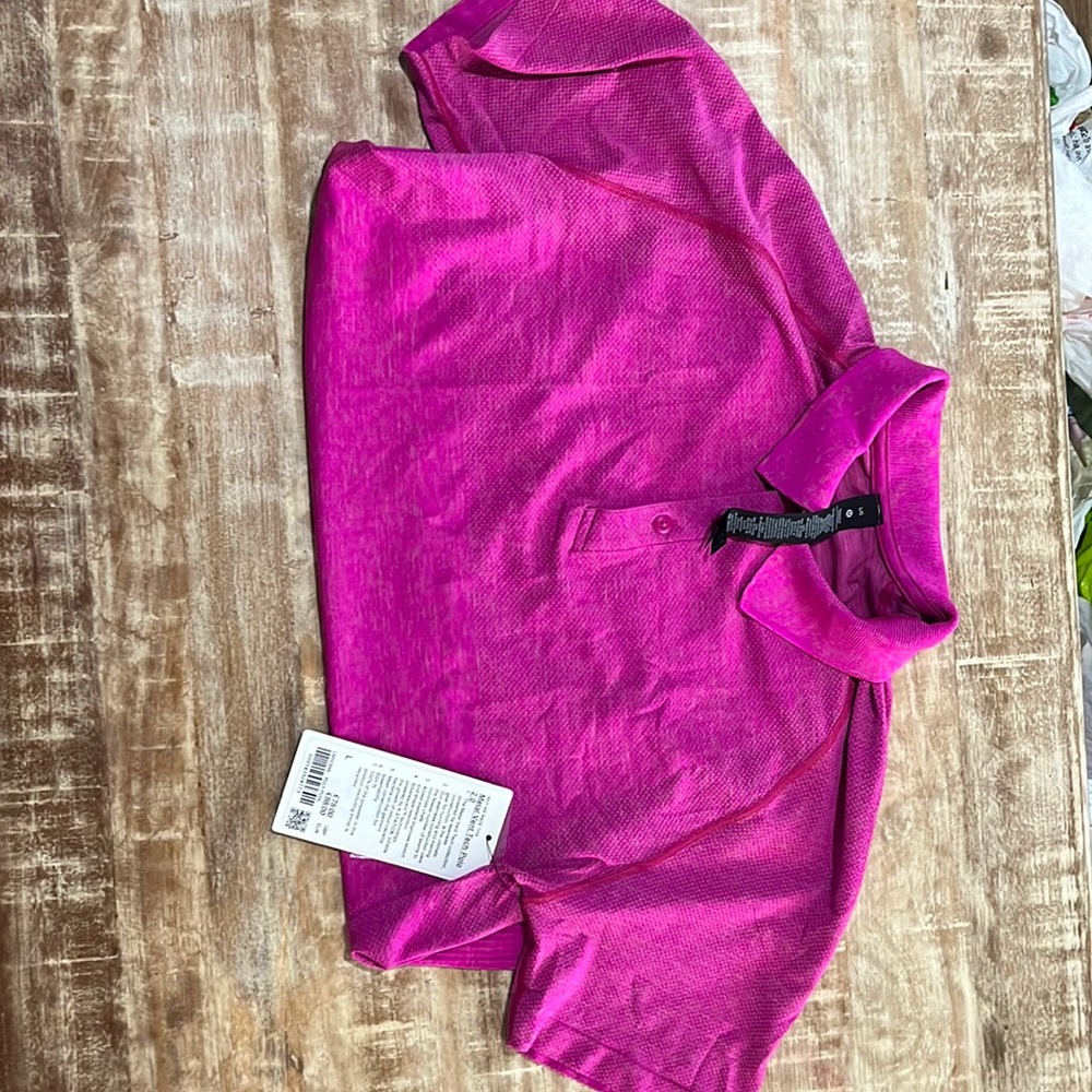 Lululemon men’s metal vent tech Polo 2.0